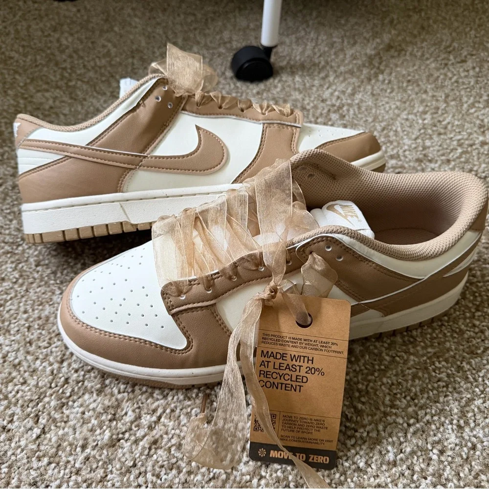 NIKE Dunk Low Next Nature - Sail/Parachute Beige - Picture 1 of 6